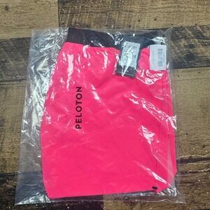 Peloton Mens 5 Lined Bonded Run Short 379 Pink Black MB00431-253018-M Size M
